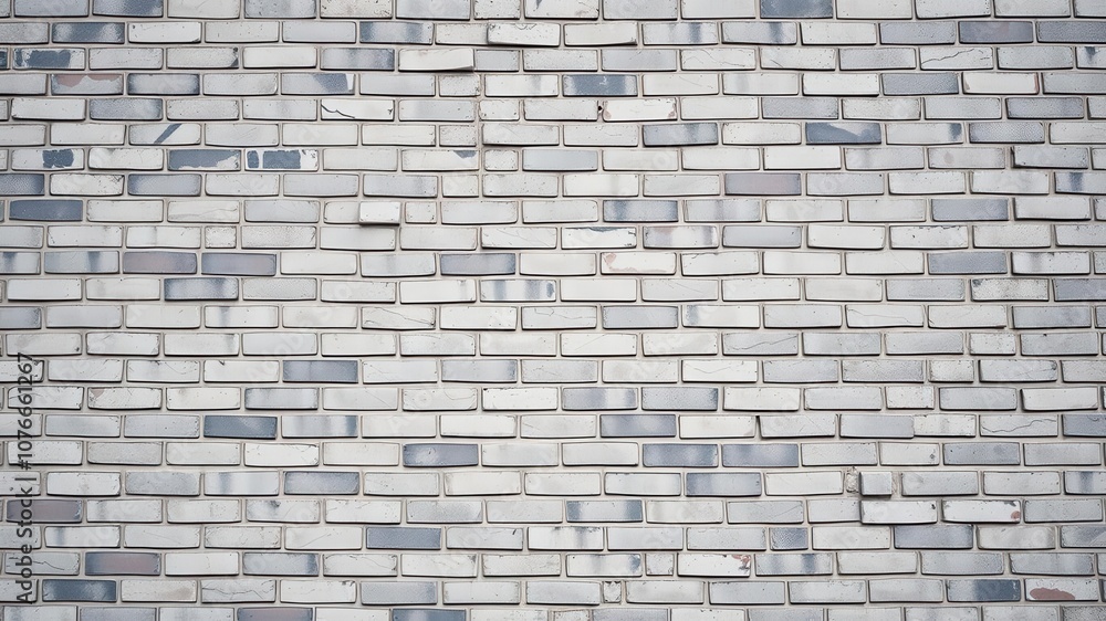 Obraz premium Brick texture with geometric shapes, perfect for architectural backgrounds or construction themes, abstract, geometric, retro