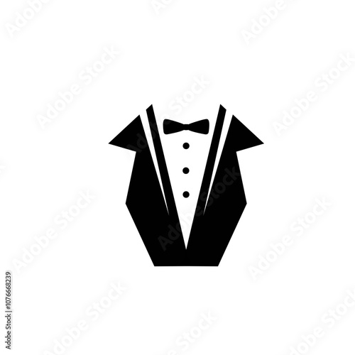 tuxedo silhouette 