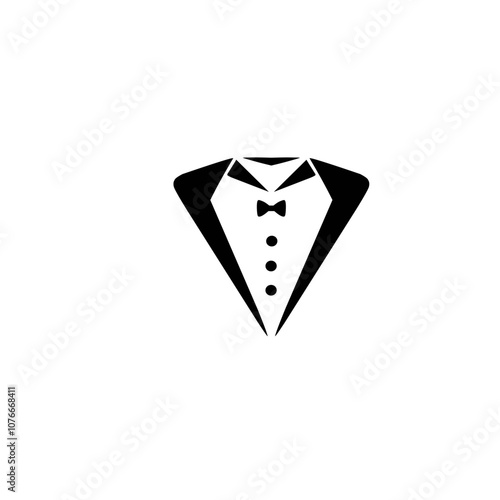 tuxedo silhouette 