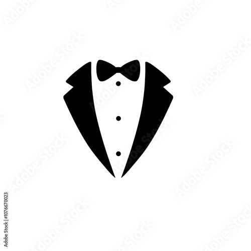 tuxedo silhouette 