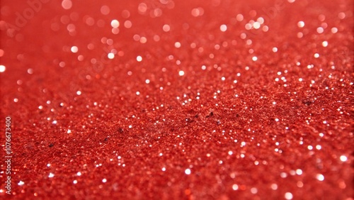 red christmas background with glitter