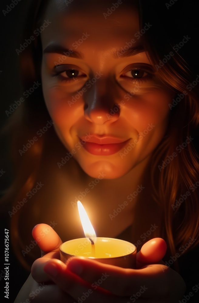 child with candle child with candle