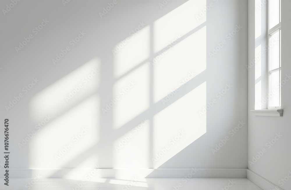 Obraz premium empty room with window