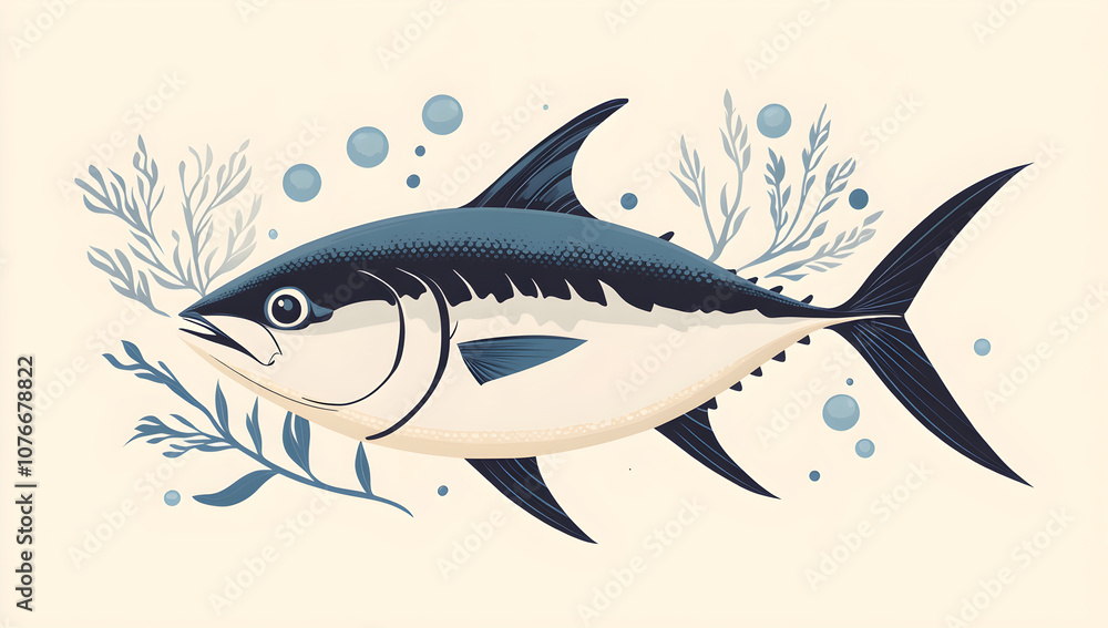 May 2 World Tuna Day, Tuna Fish for Conservation and Awareness , AI GENERAT . May 2 World Tuna Day, Tuna Fish for Conservation and Awareness , AI GENERAT .