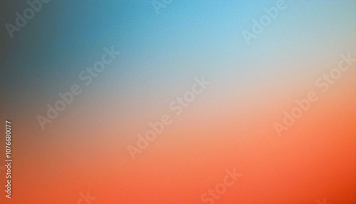 Abstract Blue and Orange Gradient Background