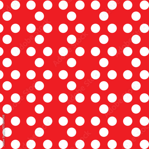 Dots pattern vector. Polka dot background. Monochrome polka dots abstract background. Dot pattern print. Panorama view. Vector illustration. eps 10.