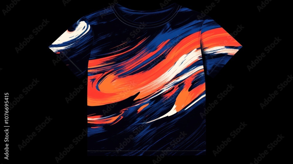 custom made wallpaper toronto digitalAbstract Swirl T-Shirt Design