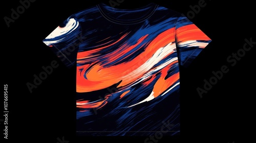 Wallpaper Mural Abstract Swirl T-Shirt Design Torontodigital.ca