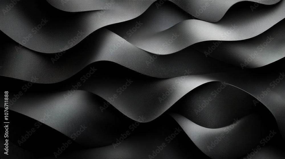 Obraz premium Elegant Minimalistic Carbon Fiber Texture Design: 2D Vector Illustration with Dark Monochromatic Tones and Simple Shapes, Perfect for Modern, Sleek, and Professional Aesthetic Applications