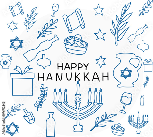 happy hanukkah is celebrated every year on december.