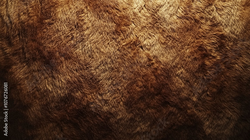 brown sheep fur Natural sheepskin background texture photo