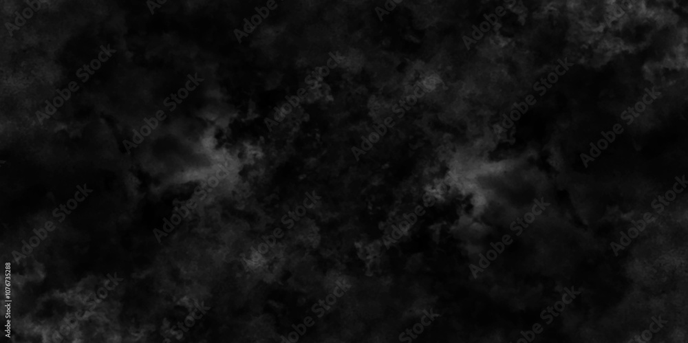 Naklejka premium White smoke on black color abstract background, smoke overlay effect on Isolated black background, atmosphere overlay effect and vapor overlays, white fume overlay on black background. 