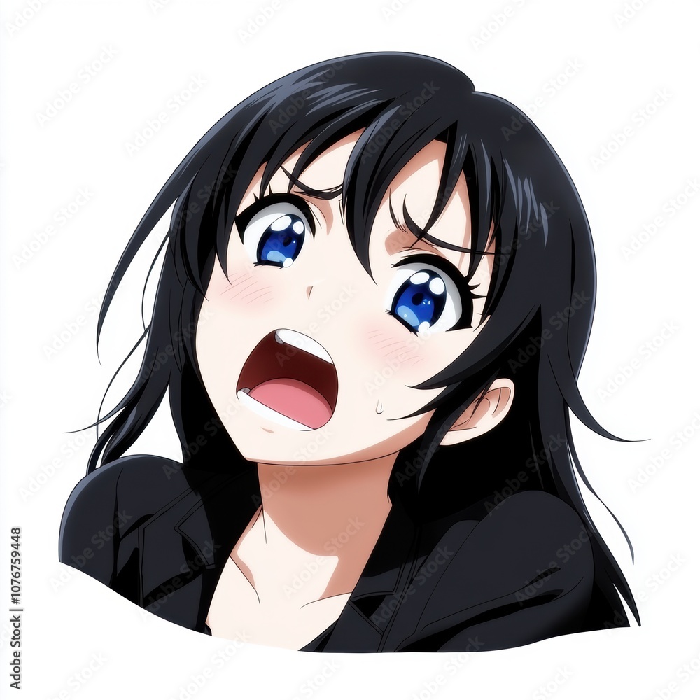 Annoyed Cartoon Girl Rolling Her Eyes Annoyed Cartoon Girl Rolling Her Eyes