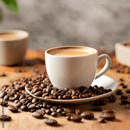 Xícara de café.
