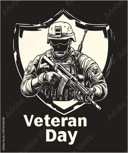 Veterans Day Army and Soldier Logo Silhouettes,
Saluting Soldier Logo Silhouettes for Veterans Day