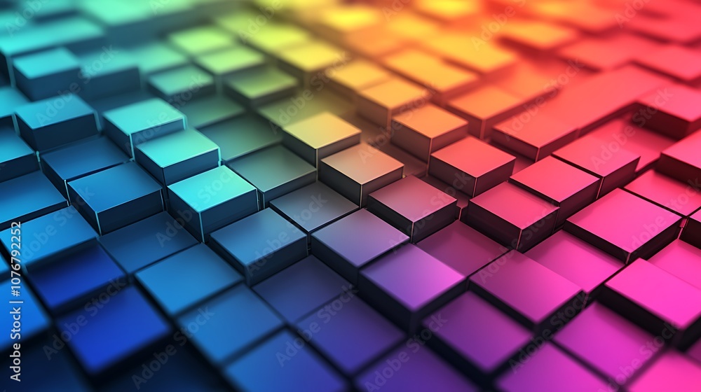 Colorful geometric grid wireframe with vibrant gradient effects, perfect for technology and innovation themes Colorful geometric grid wireframe with vibrant gradient effects, perfect for technology and innovation themes
