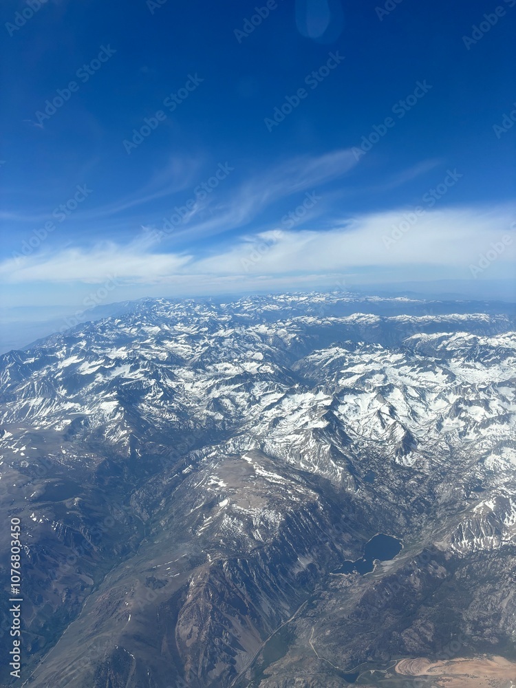 Fototapeta premium view from airplane 