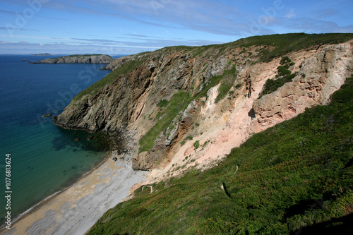 Coastal scenery and beach, Sark, Channel Islands