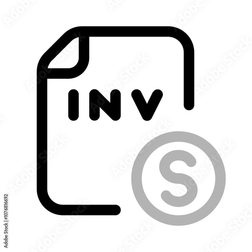 money invest icon with duoline style, perfect for user interface projects