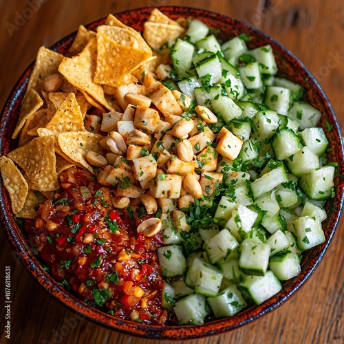 Mexican tostilocos snack photo