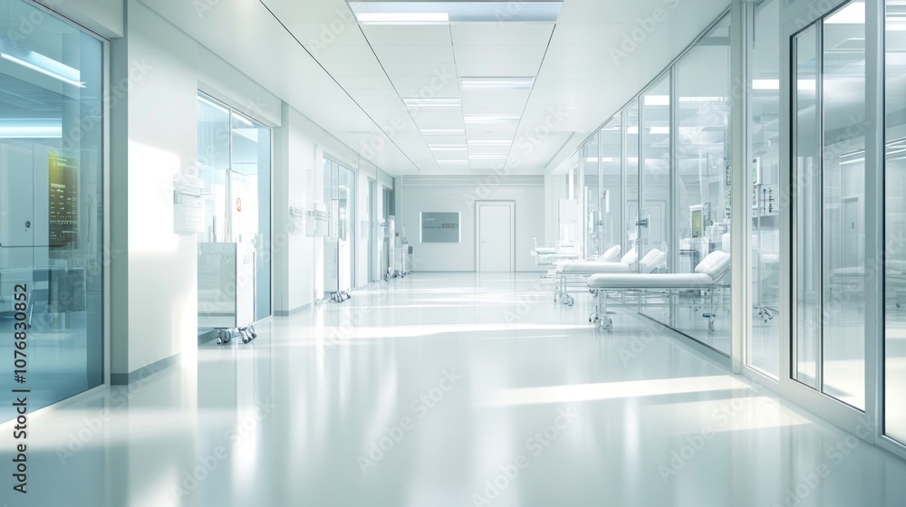 custom made wallpaper toronto digitalSterile Hospital Corridor