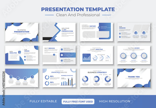 Elegant and Clean Presentation Slides for Business and Marketing Success, Professional Company Profile Template – Ready-to-Use for Any Industry, Creative business PowerPoint presentation slides