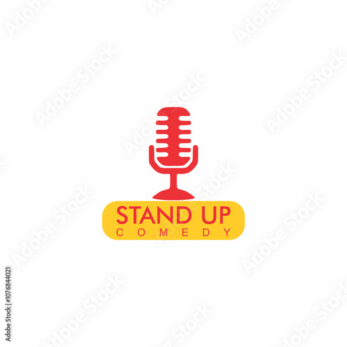 STAND UP COMEDY logo design sign symbol icon