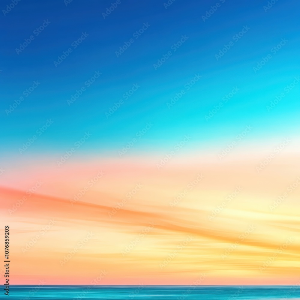 A serene sunrise over the tranquil ocean, featuring vibrant colors and gentle waves. A serene sunrise over the tranquil ocean, featuring vibrant colors and gentle waves.