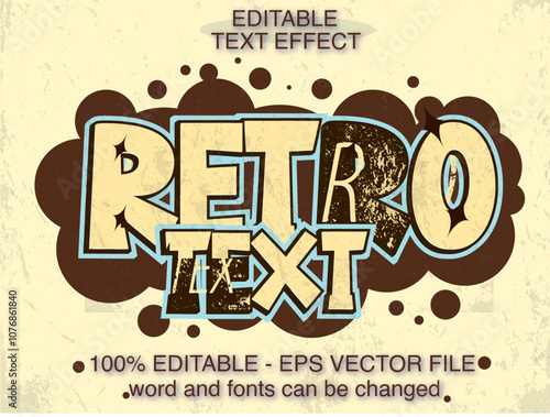 Editable elegant text effect