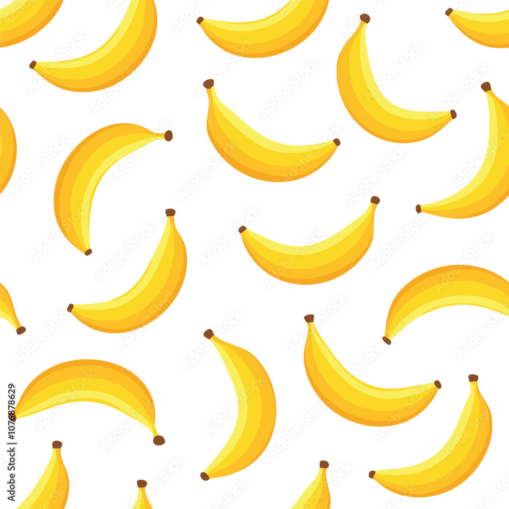 Fresh banana seamless pattern Fresh banana seamless pattern