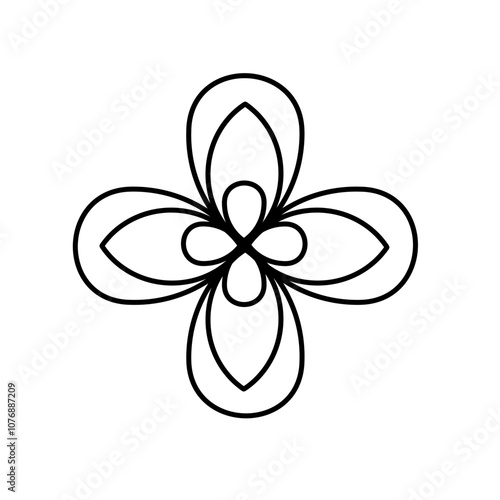 flowers icon decorative