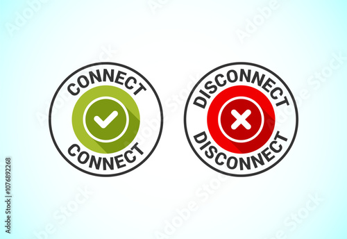 Connect and Disconnect buttons