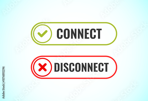 Connect and Disconnect buttons