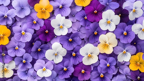 Vibrant Floral Seamless Pattern 3D Botanical