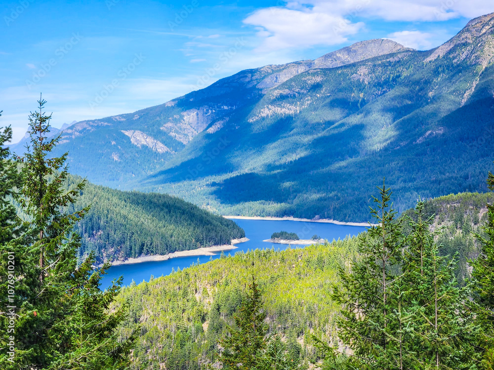 Naklejka premium Ross Lake