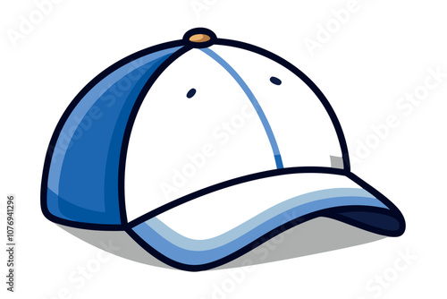  Baseball Cap Cartoon Vector Illustration 