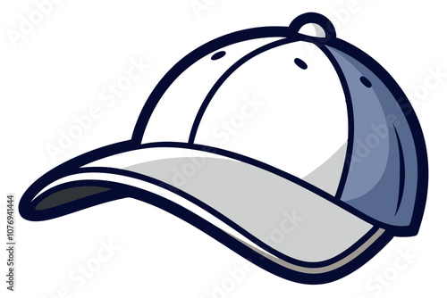  Baseball Cap Cartoon Vector Illustration 