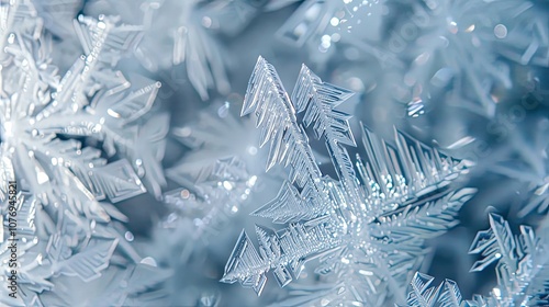 Delicate, intricate snowfla...