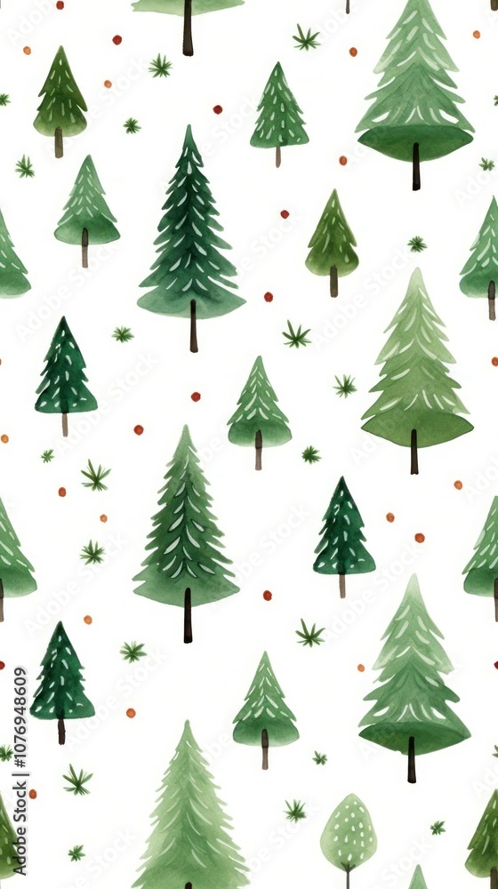 Obraz premium Christmas tree backgrounds pattern.