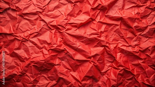 Wallpaper Mural Abstract red crumpled paper texture background with asymmetrical wrinkles Torontodigital.ca