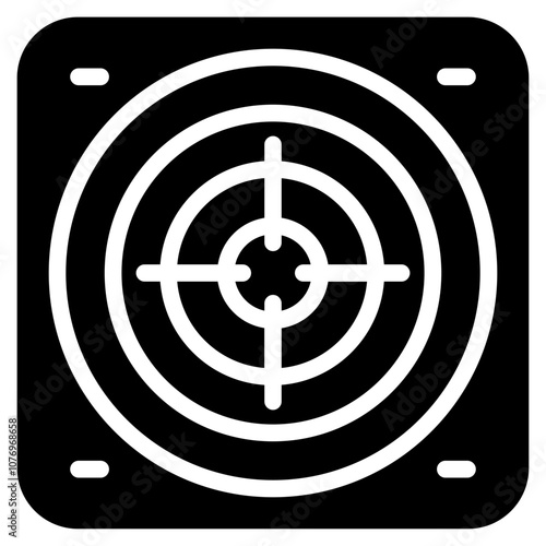 Target board glyph icon