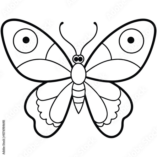 Queen Butterfly vector illustrations on a white background.