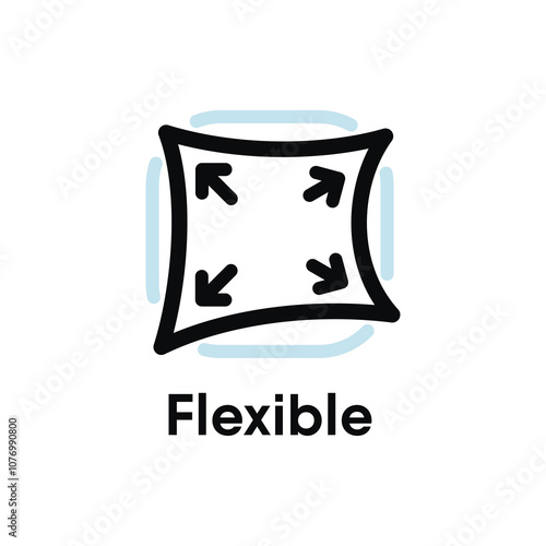 Flexible vector information sign