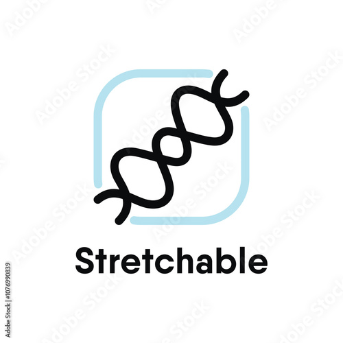 Stretchable vector information sign