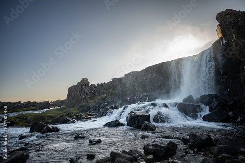 Öxarárfoss, Island photo