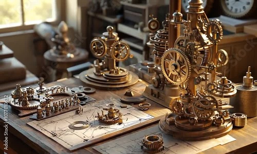 old antique clock