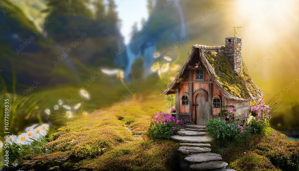 Fototapeta premium Amazing fairy house