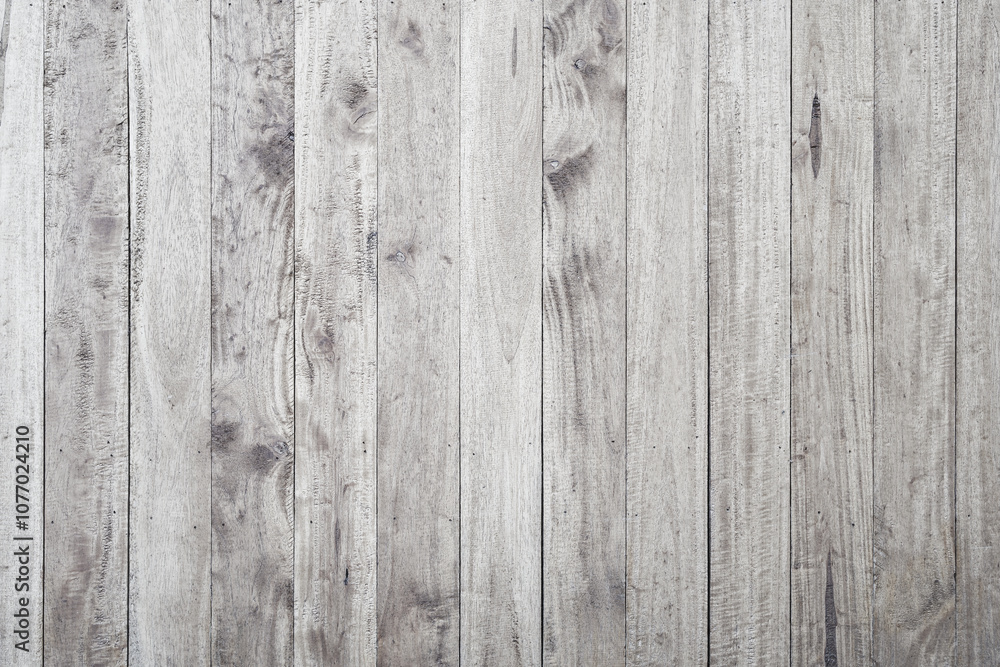 Fototapeta premium Light gray wood texture background surface.