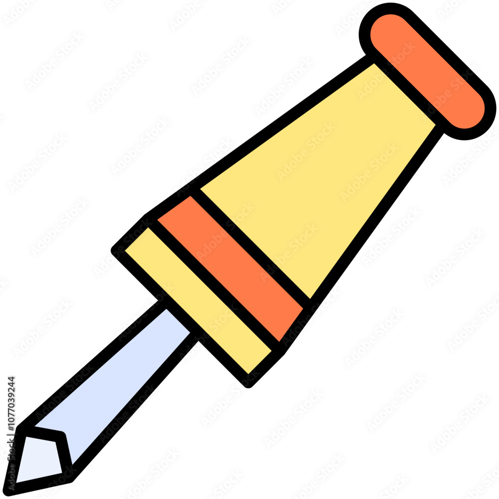 push pin vector design icon. Svg push pin vector design icon. Svg