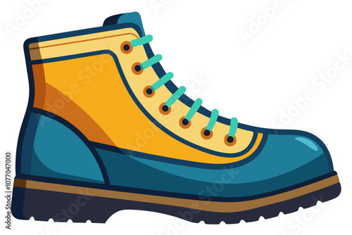 Work Boot | isolated vector illustration on white background